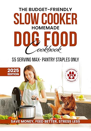 The Budget-Friendly Slow Cooker Homemade Dog Food Cookbook:: 120 Nutrient-Packed,
