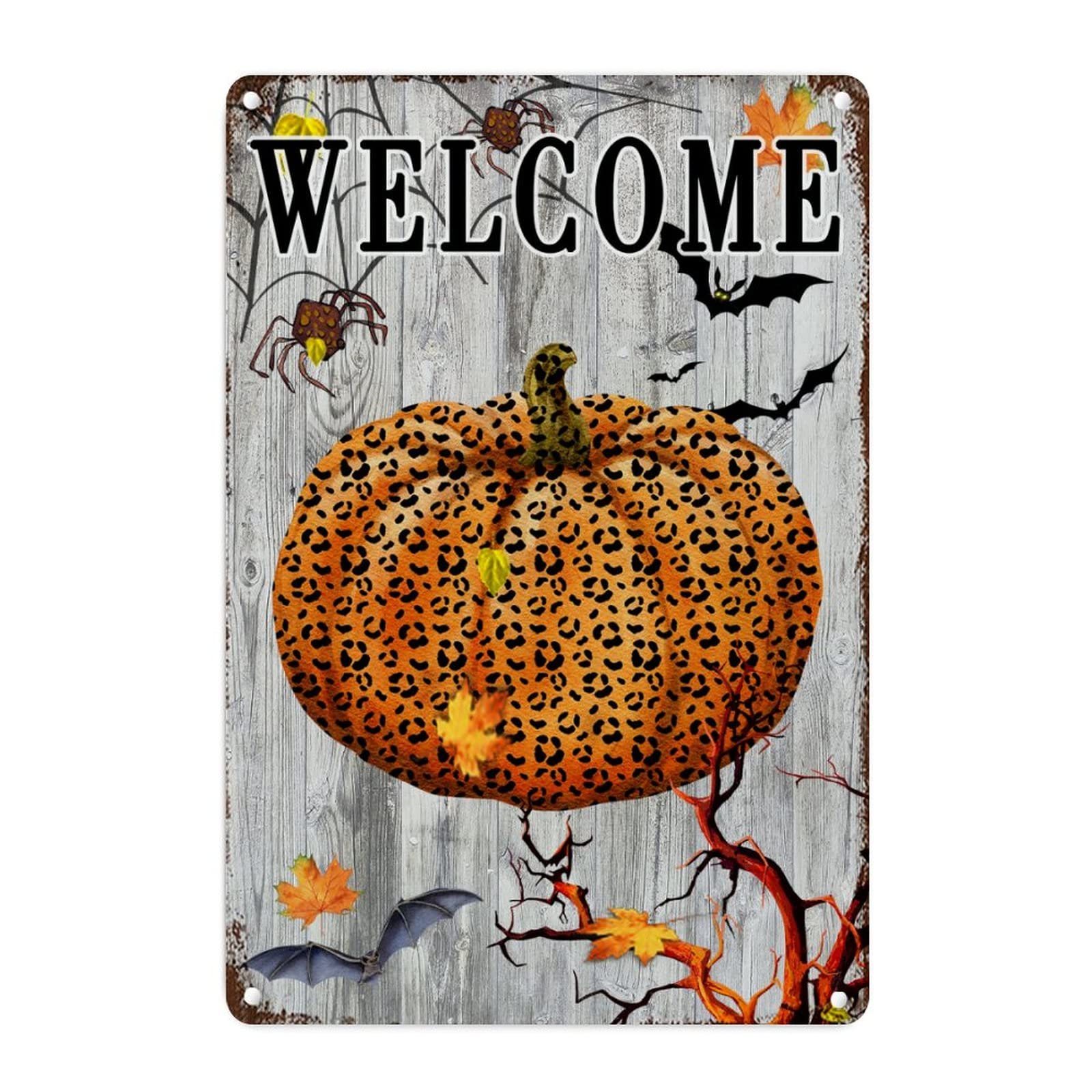 Panneau mural en métal citrouille d'Halloween : fini les décors fragiles