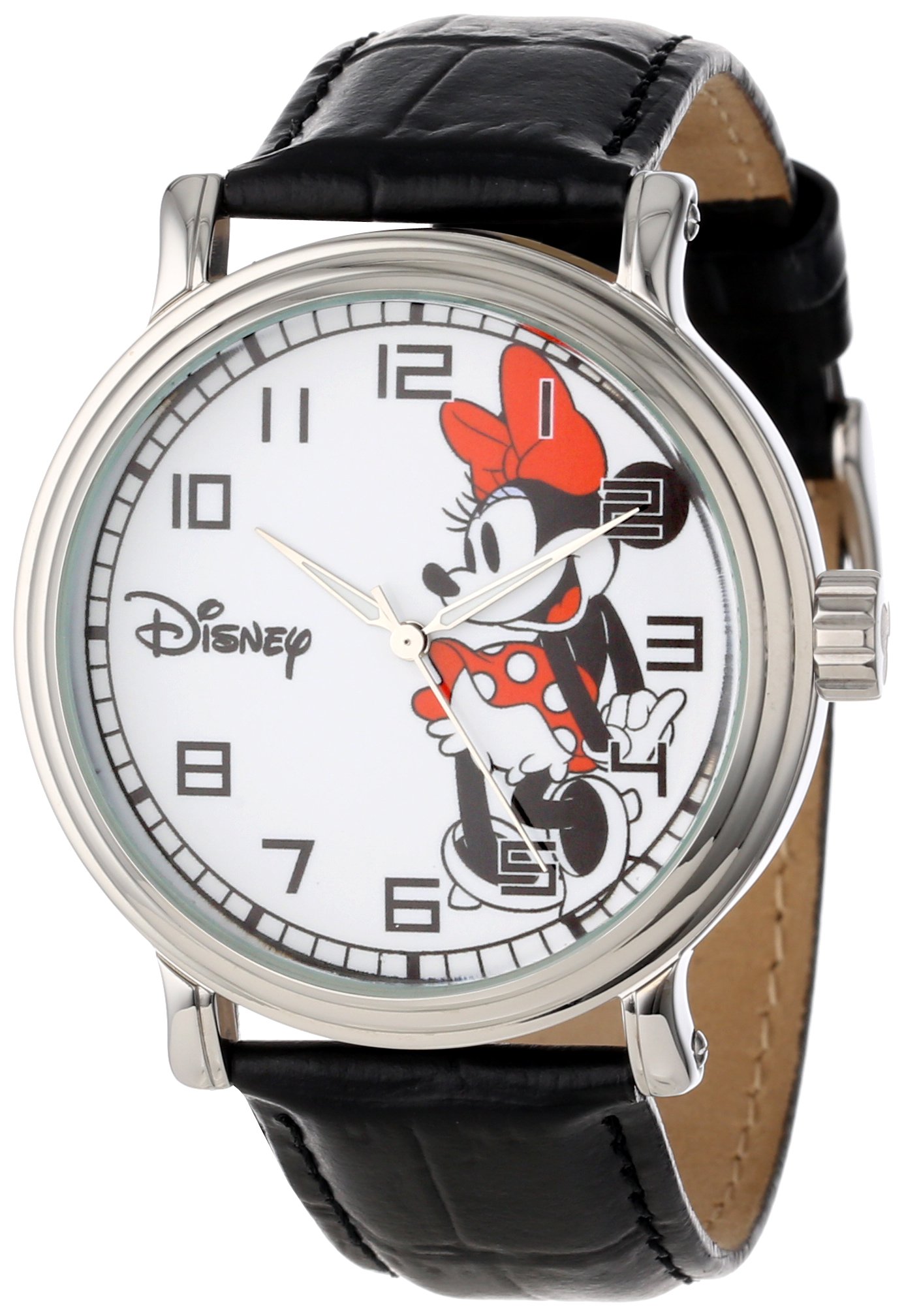 Disney Men's W000530 Minnie Mouse Vintage Watch, Black, NO SIZE, Children's Watches
