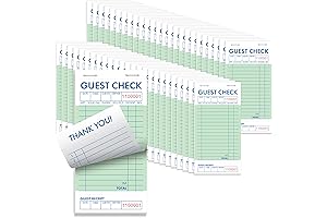 Better Office Products Guest Check Pads, 50 Pack