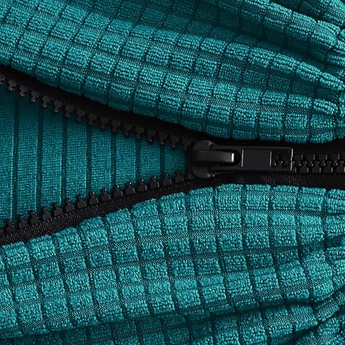 Miniatura 5 de FORCHEER Funda elástica para reposabrazos de silla de oficina, elástica, resistente al agua, de elastano, elástico, jacquard, para silla de oficina,