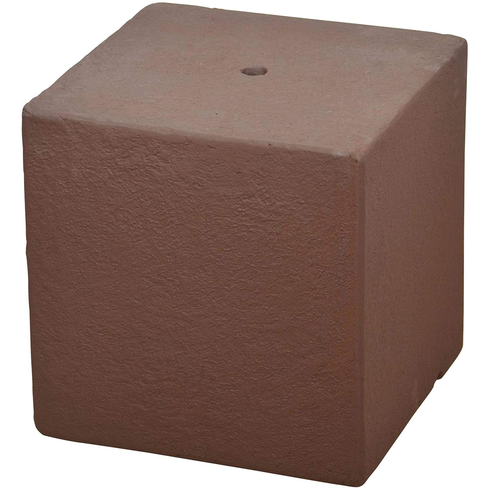 Heissner Sockel Cube Terrakotta