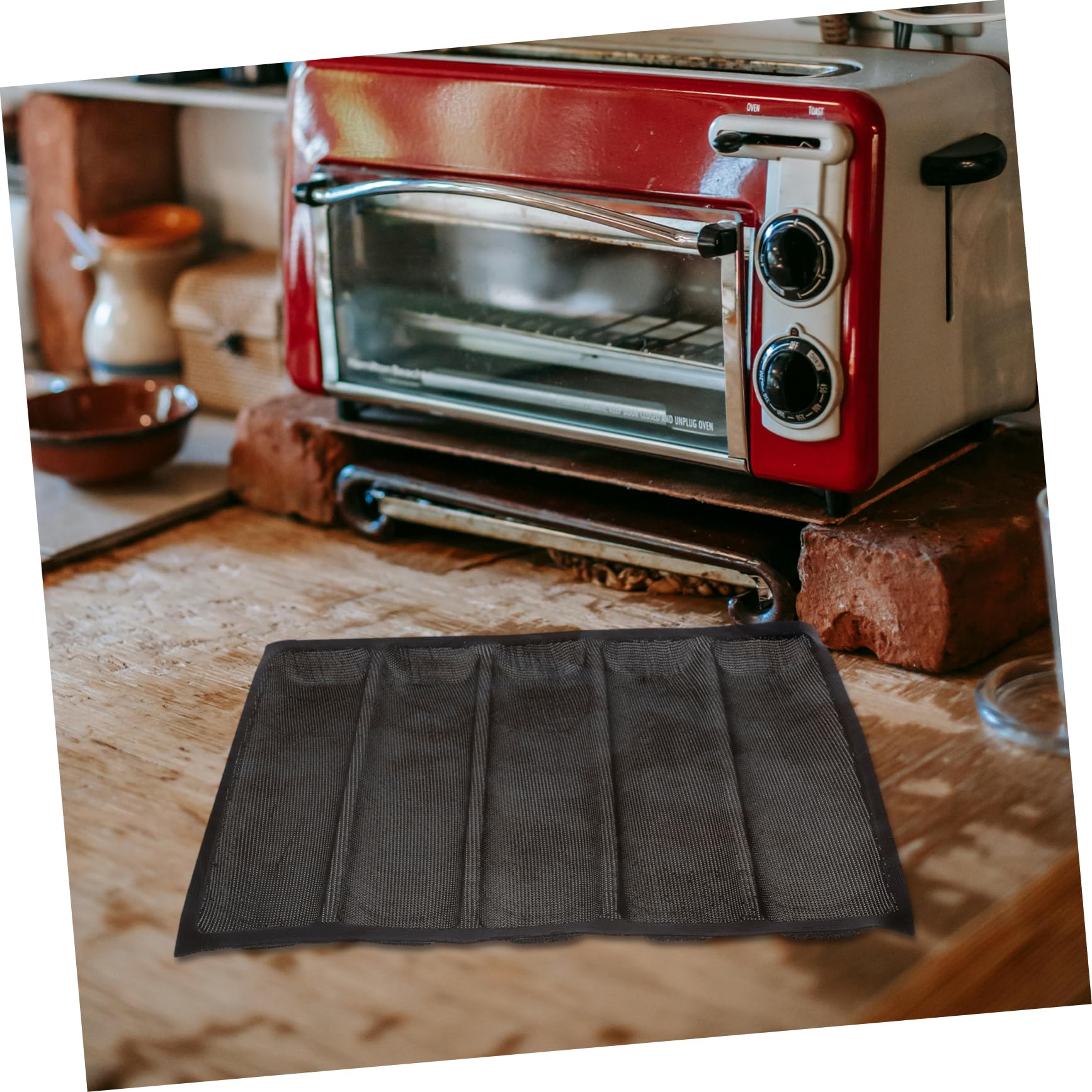 Ciieeo Molde Para Baguette Bandeja Para Hornear Molde Para Pan Molde De Pan Francés Para Hornear Moldes Para Pan Para Horno Moldes De Silicona Para Gel De Sílice Black