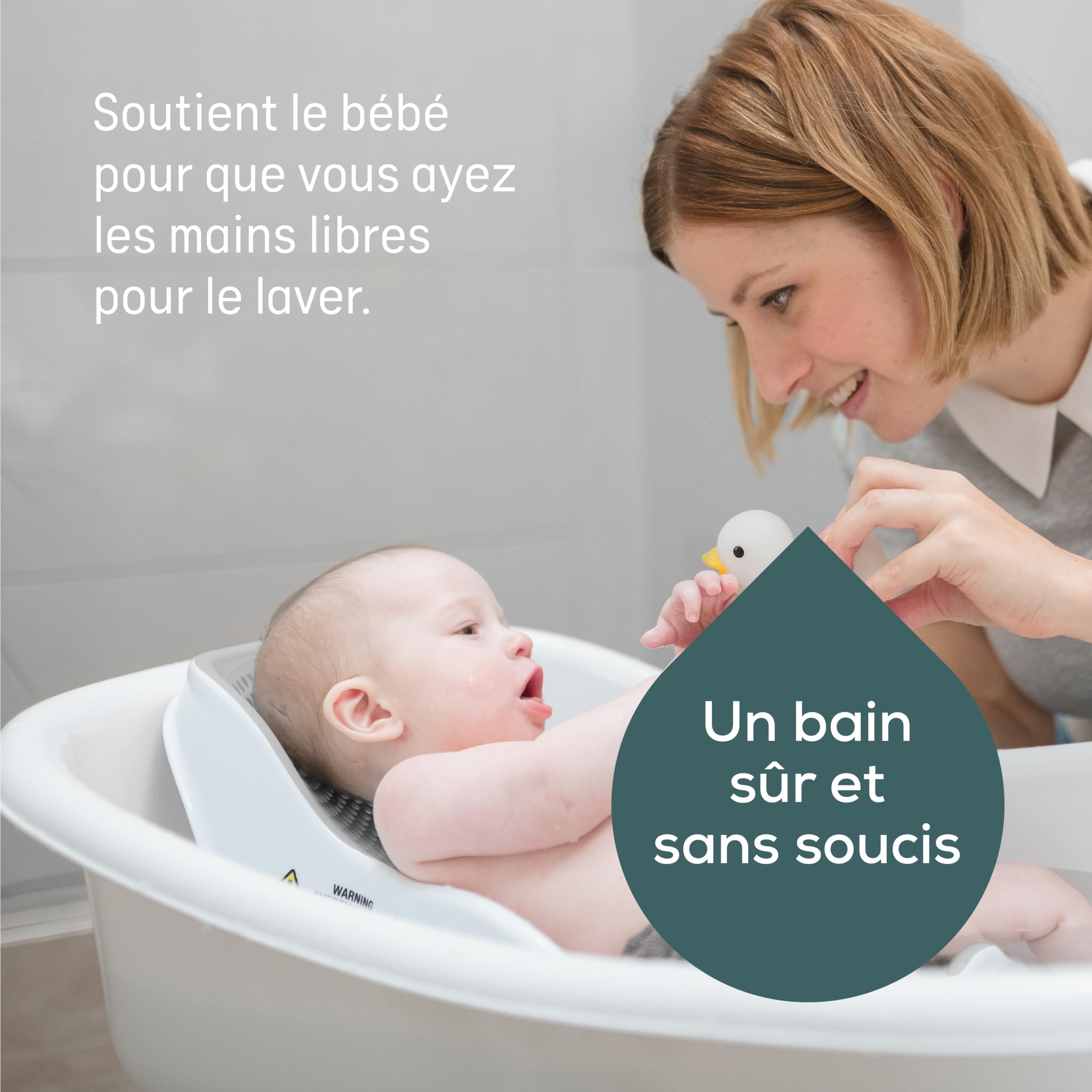 Angelcare ST-02-GR-EU-FR - Hamaca de baño para bebé, color gris