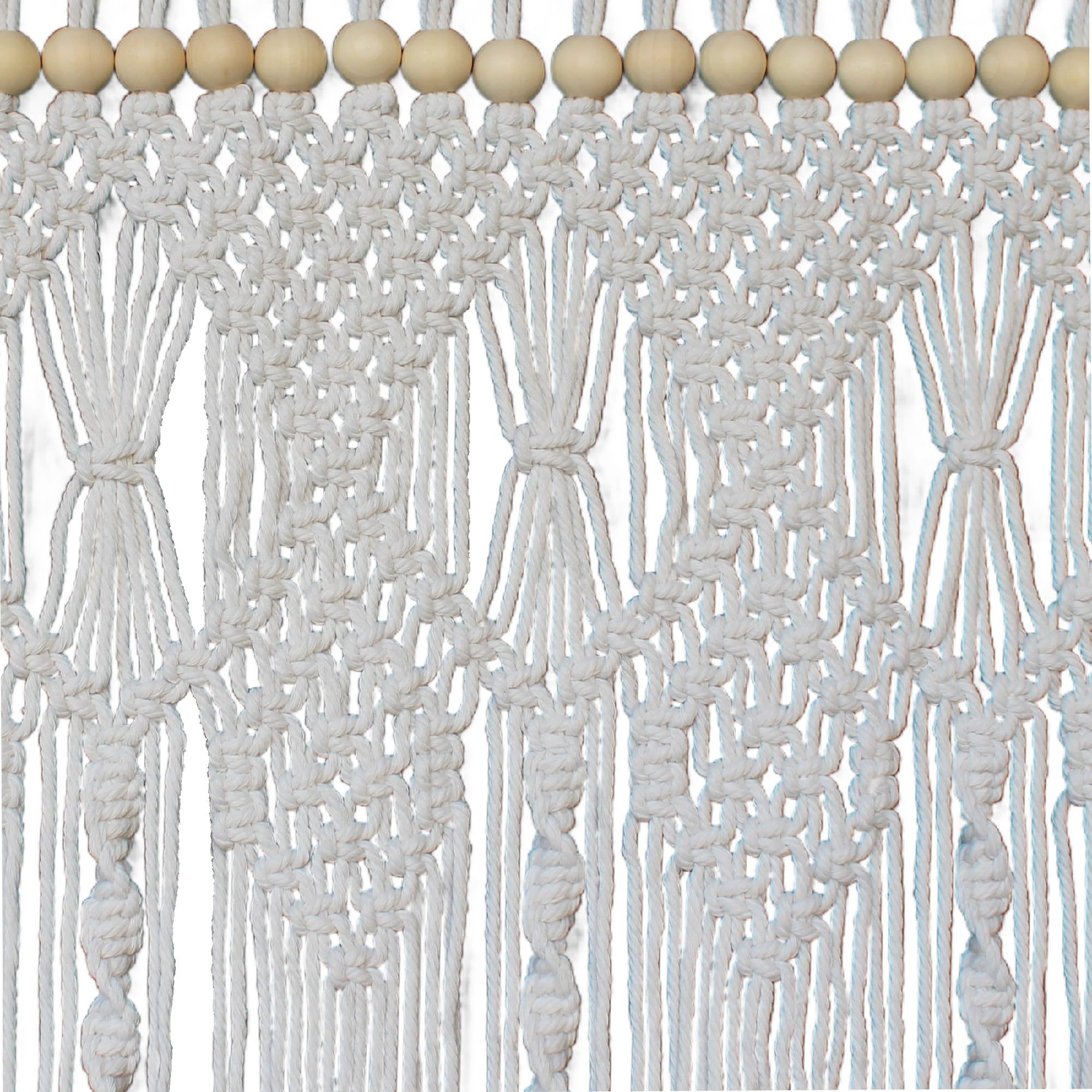 Tenda per porta in stile bohémien, fatta a mano, tenda anti-mosche per finestre, porte, schermi, nappe, tende divisorie a pannello (originale, 90 x 200 cm, fiore)