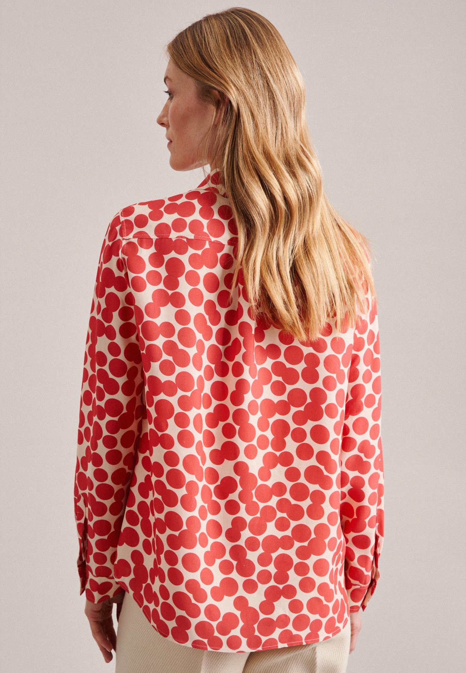 Seidensticker Damen Regular Fit Langarm Bluse Bluse