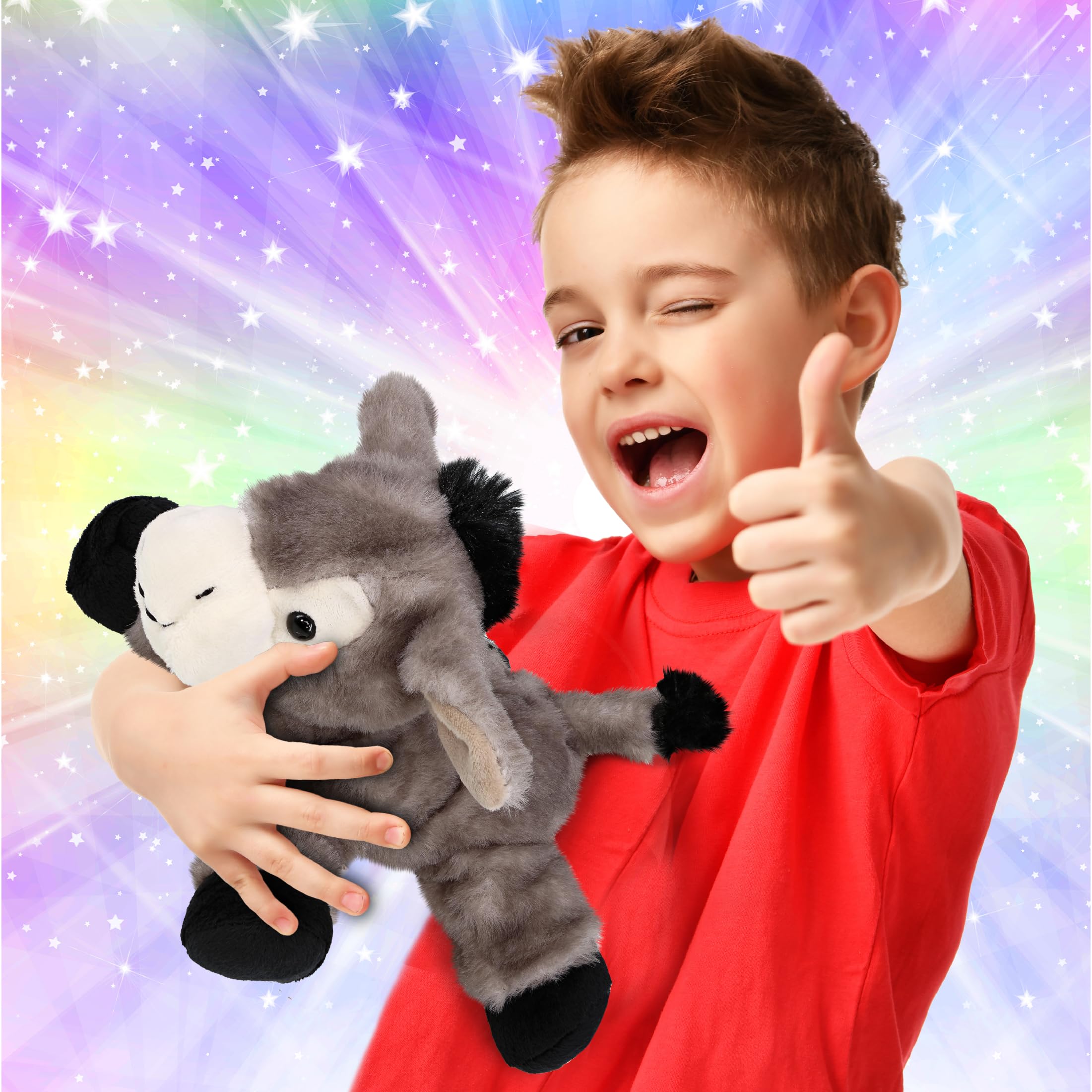 Amazon.co.jp: Puzzled DolliBuぬいぐるみ ロバのぬいぐるみ - ソフト