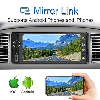 Apple - n-atuo Amazon.com: 2025 7-inch Motorized Flip-Out Single Din Car