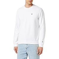 Champion Legacy Basics - Powerblend Fleece Crewneck Felpa, Bianco
