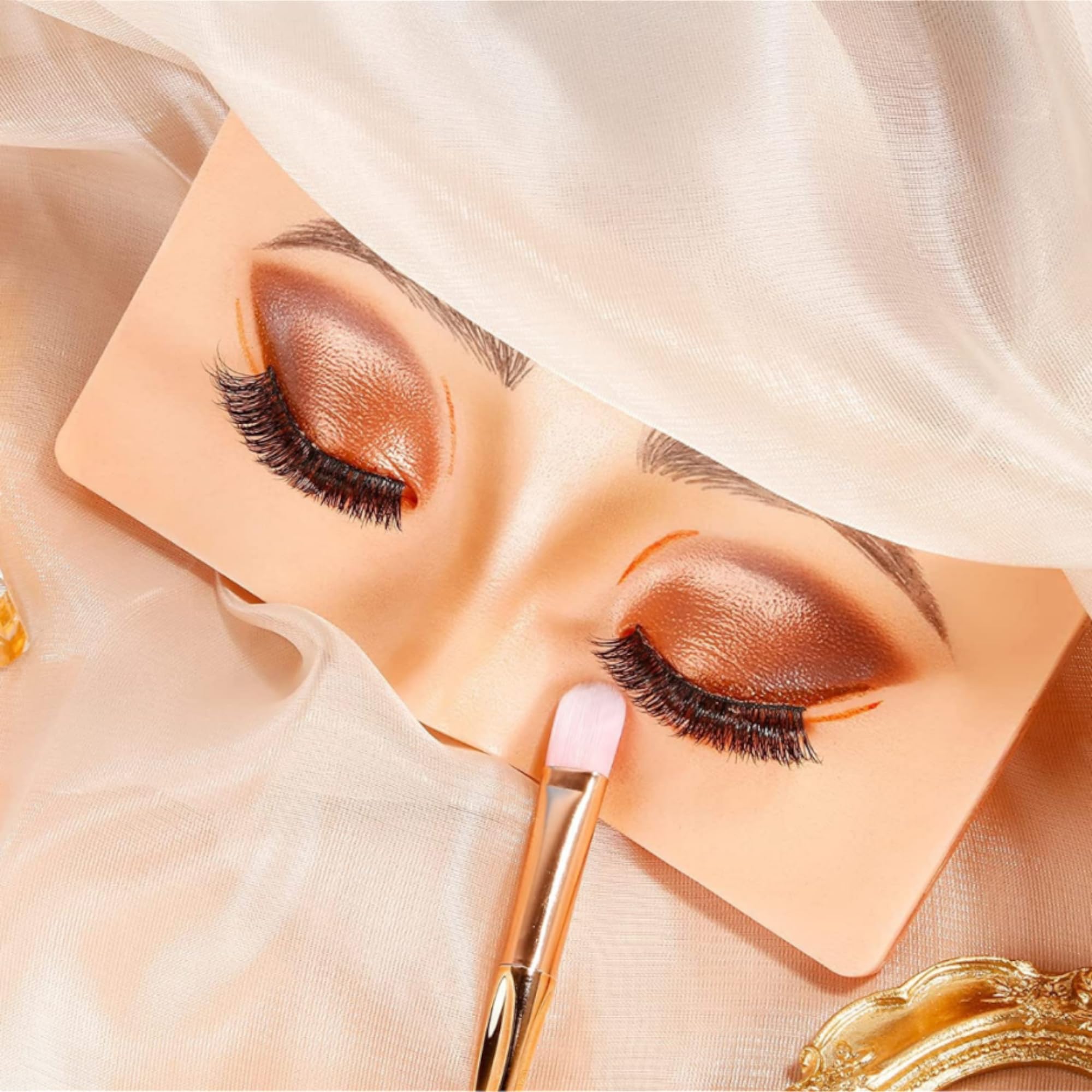 LAVENUST Realistic Eye Practice Pad - Cosmetology Training Tool