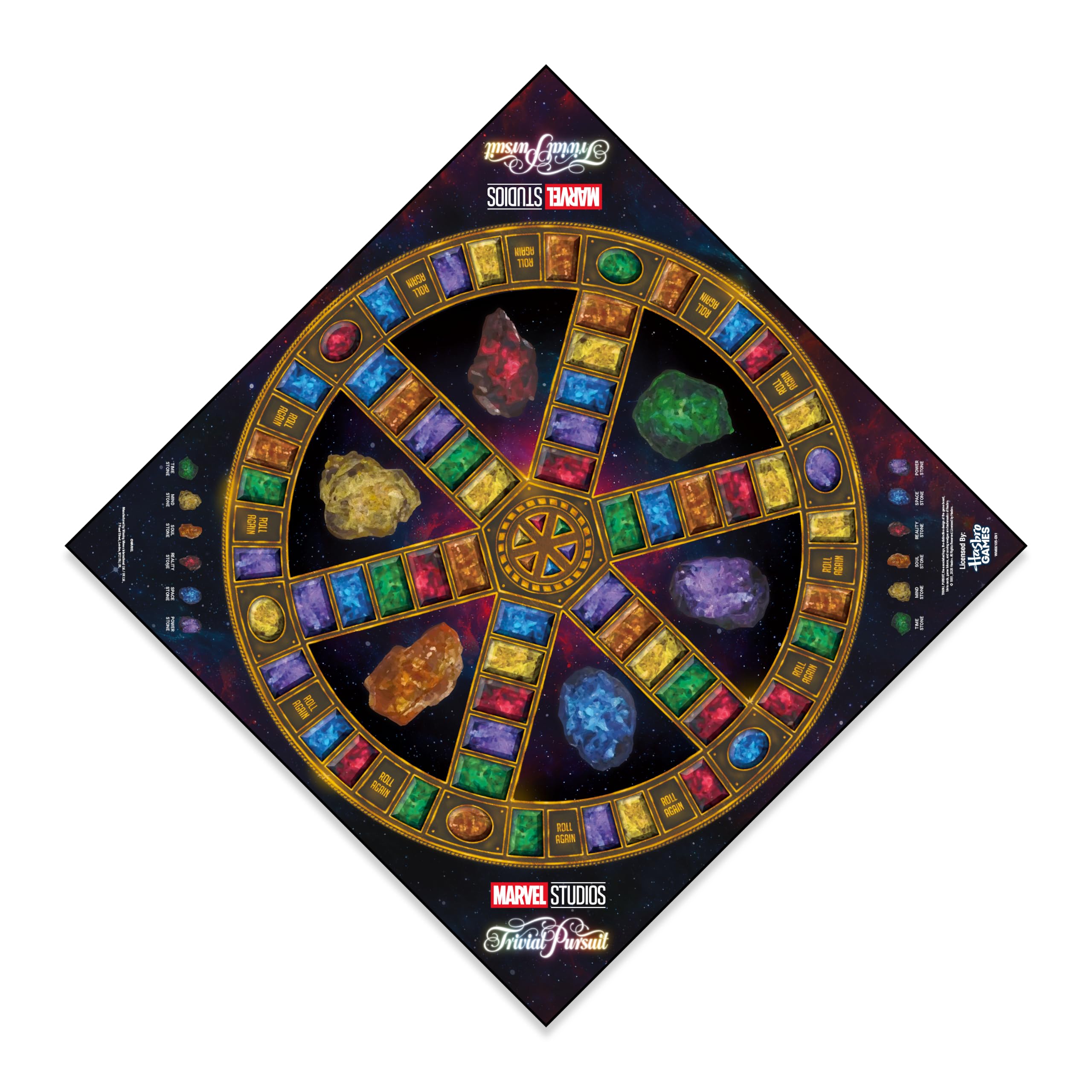 Winning Moves Marvel Cinematic Universe, 1800 pytań Trivial Game dla dzieci w wieku od 12 lat