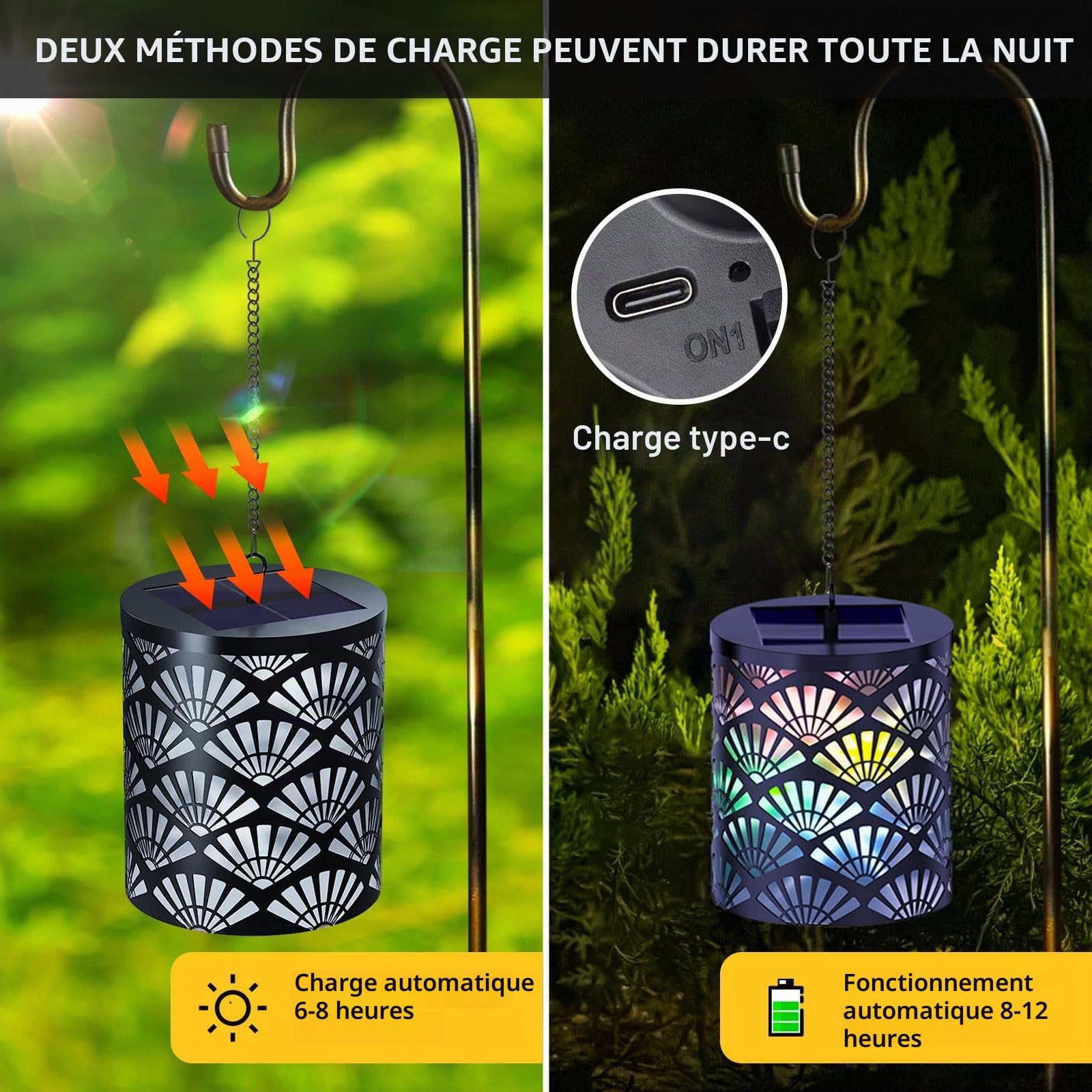 Lumière Extérieur pour Noël - Décoration Étoilée pour Jardin et Terrasse Festive