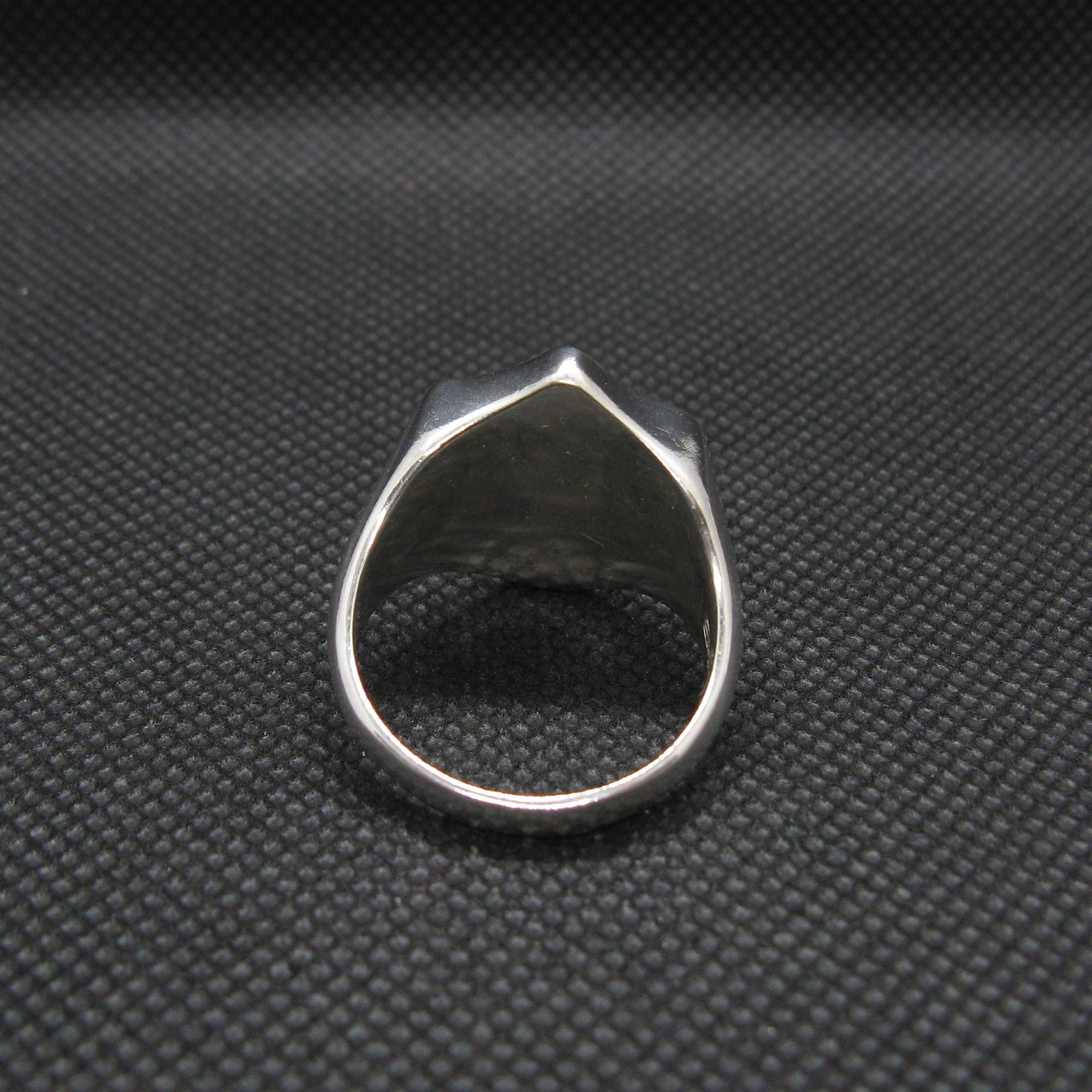 Sterling Silber Herren Siegelring Fleur De Lys Massiv Echt Punziert 925