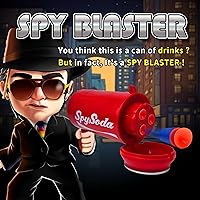 Vista 6 de AGM MASTECH Pistola de juguete transformadora de latas de soda, dispara dardos de espuma suave, incluye objetivo de disparo, regalo ideal para niños