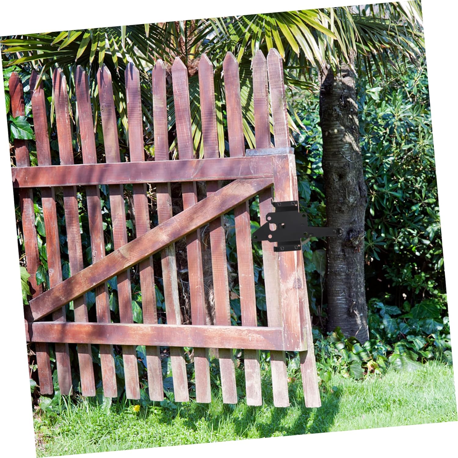 Heavy Duty Gate Hinge Latch for Wooden Fence Stainless Steel Easy Install in/Out Swing