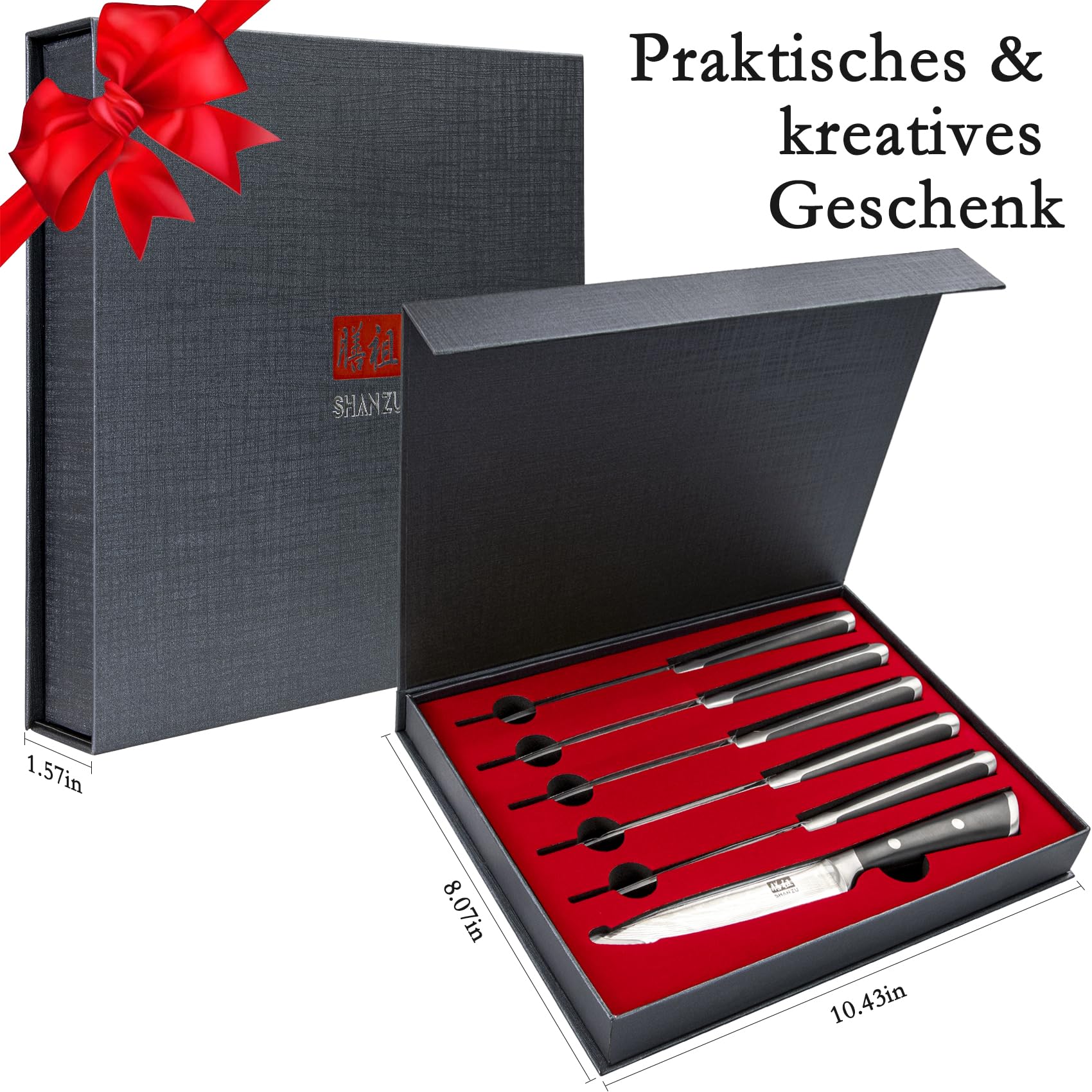 Shan Zu Steakmesser Set 6-teilig – Bild 2