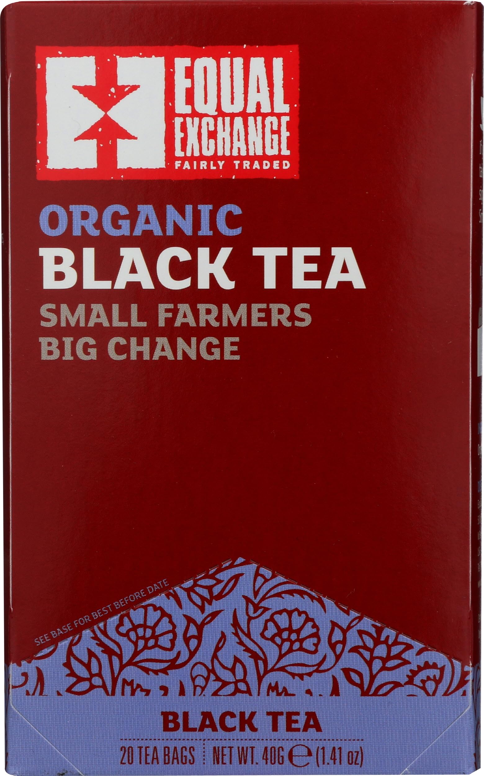 Equal Exchange Organic Black Tea, 20-Count