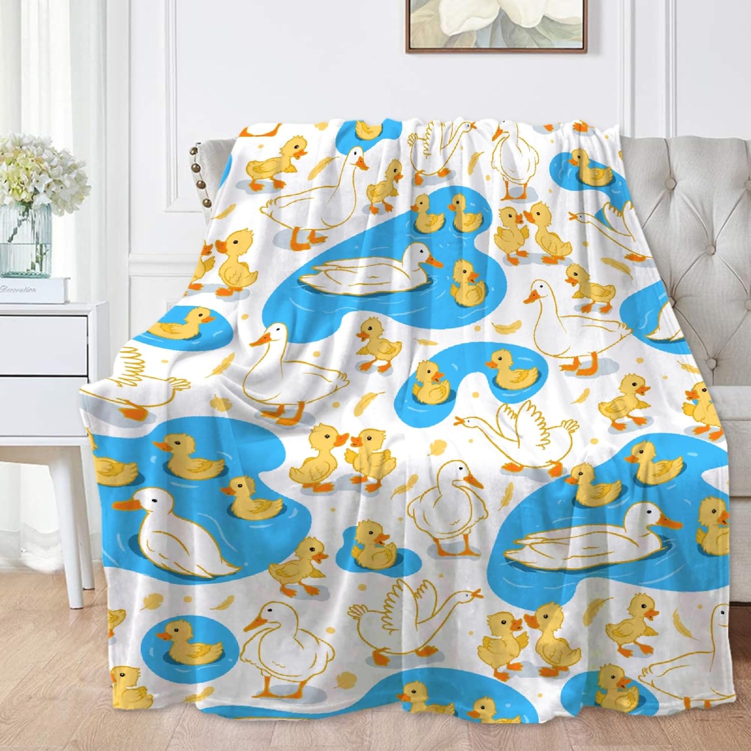 Cute Duck Blanket Duck Gifts for Duck Lovers Lightweight