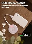 Homelist Lumières du détecteur de mouvement à l'intérieur, 6 Emballages sous l'éclairage de l'armoire sans fil rechargeable, 12 LED Lampes de nuit à piles, lumières de soirée à rondelle magnétique pour mur d'escalier de cuisine, chaud/blanc