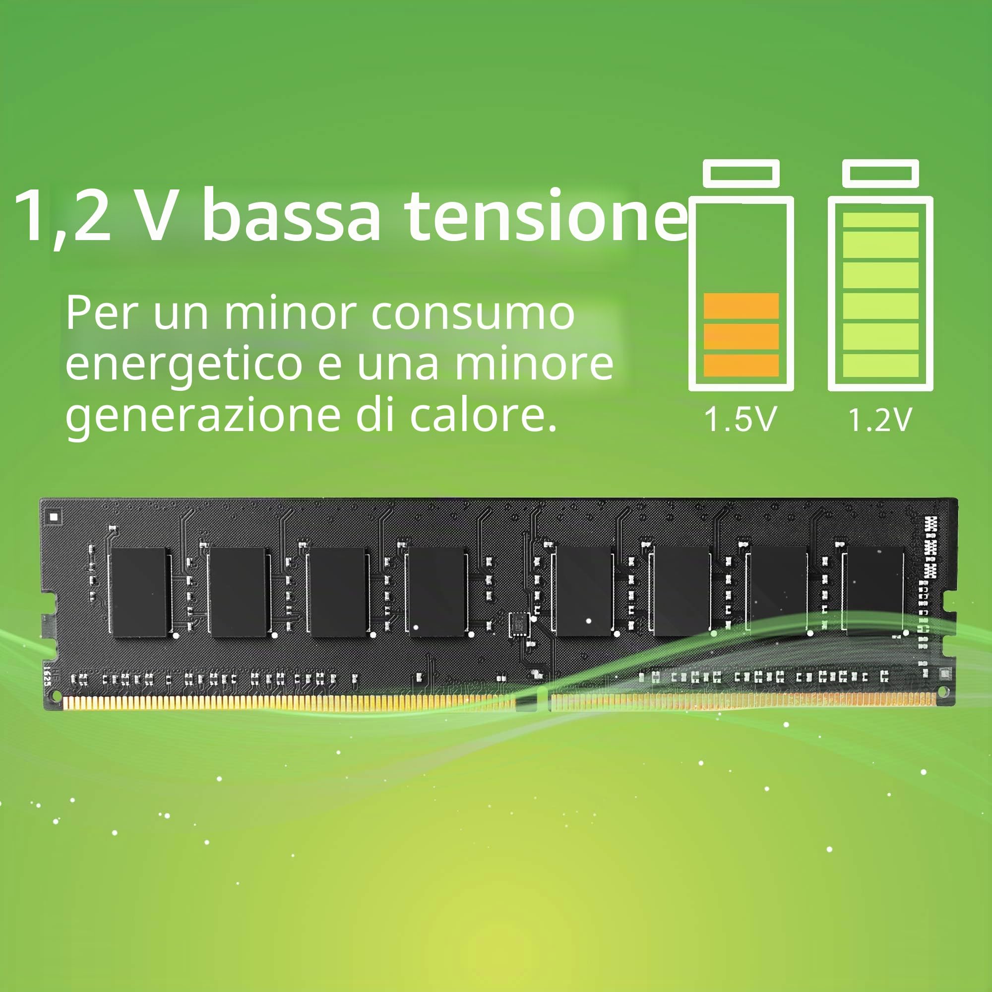 Silicon Power - Memoria Desktop da 8 GB, DDR4-2666 MHz, 288 Pin, CL19, 1,2 V, Non-ECC, Unbuffered-UDIMM, Compatibile con Piattaforme Intel Skylake-X/schede Madri CPU Serie Kaby Lake-X
