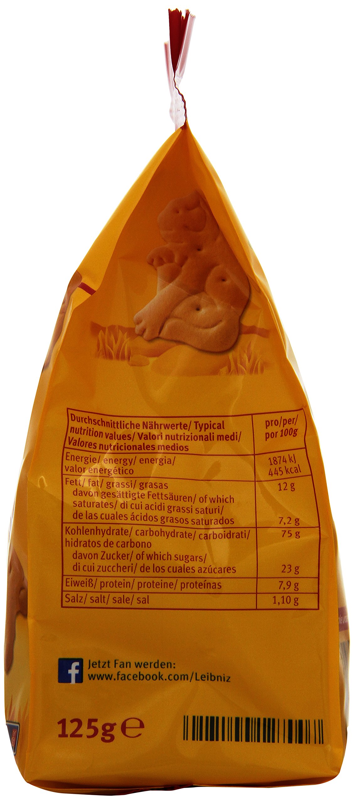 Leibniz Zoo Original 125g - Mini-Butterkekse mit lustigen Tier-Motiven - für Kinder - Kekse zum Spielen - Kinderkekse für den kleinen Hunger