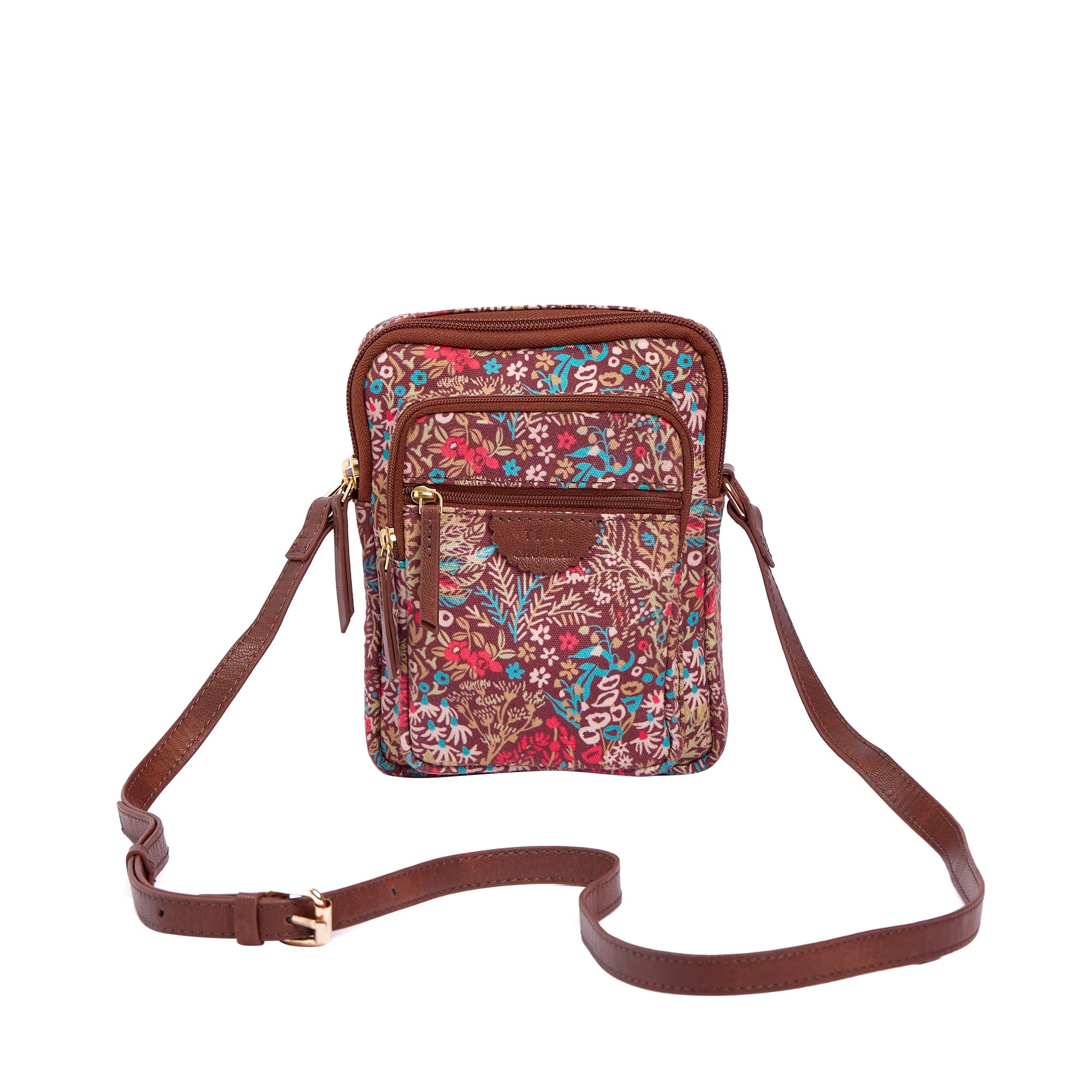 TEAL BY CHUMBAK Crossbody Sling Bag for Women | Stylish Printed Canvas Box Sling bag | Multipurpose Daily use Bag for Office/College/Travel (B0BX3ZTQ6N) Amazon Price History, Amazon Price Tracker