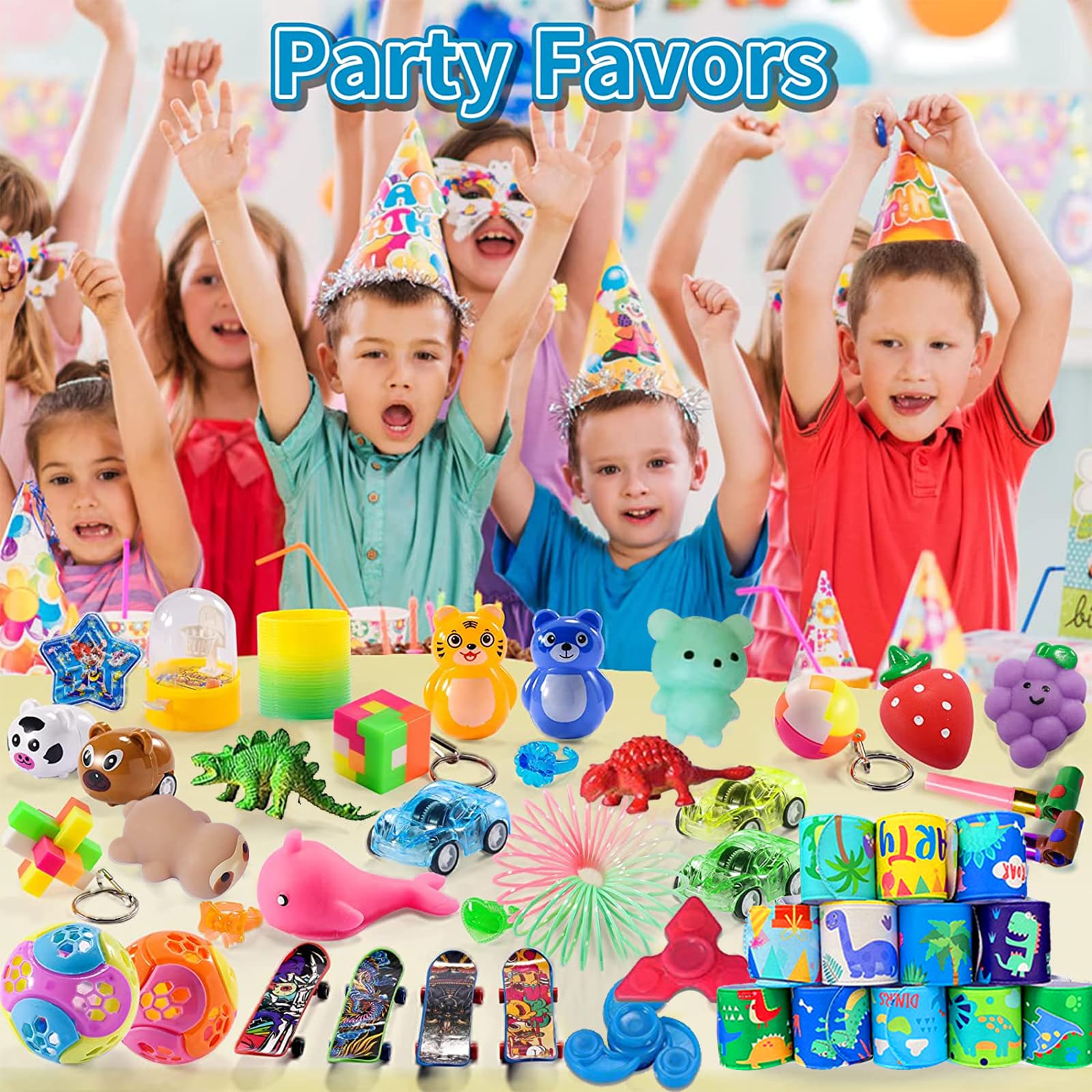 120 PCS Party Favors for Kids Treasure Prizes Box Toys, Goodie