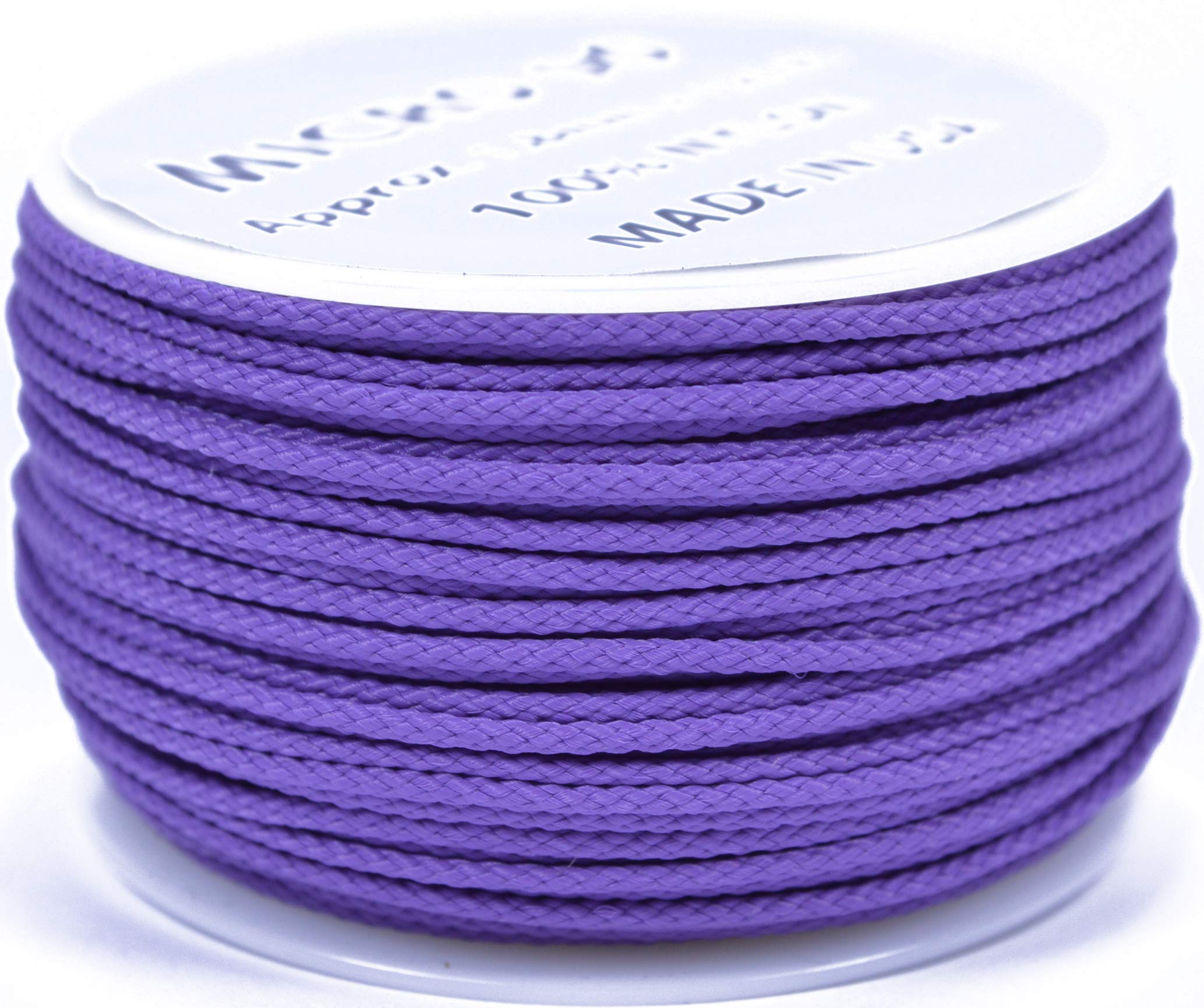 BORED? PARACORD! Nylon Micro Cord - 125 or 1000 Foot Spool Options - 70+ Colors and Patterns - 1.18mm Cord