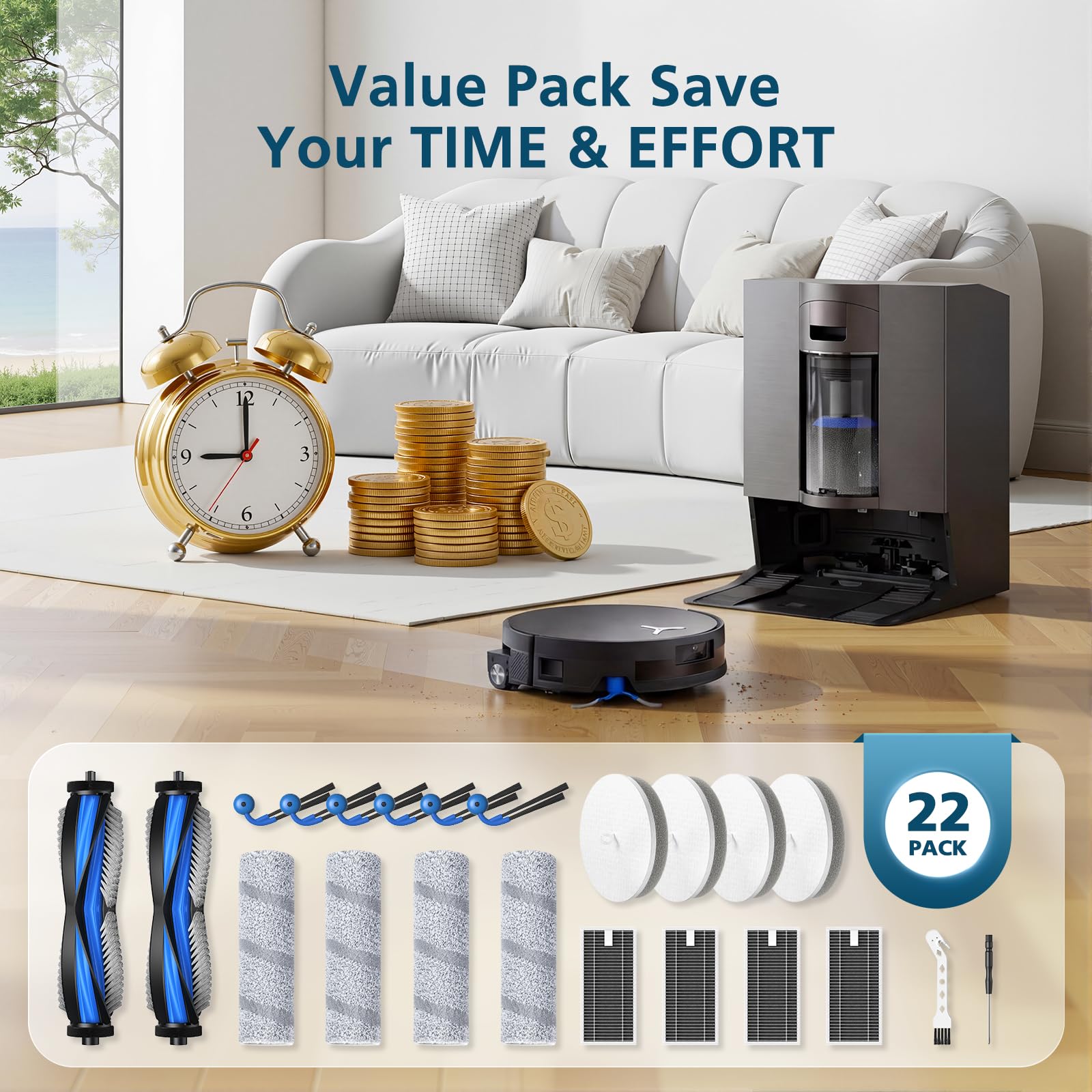Ecovacs Deebot X11 OmniCyclone Accessories - 22 Pack -8