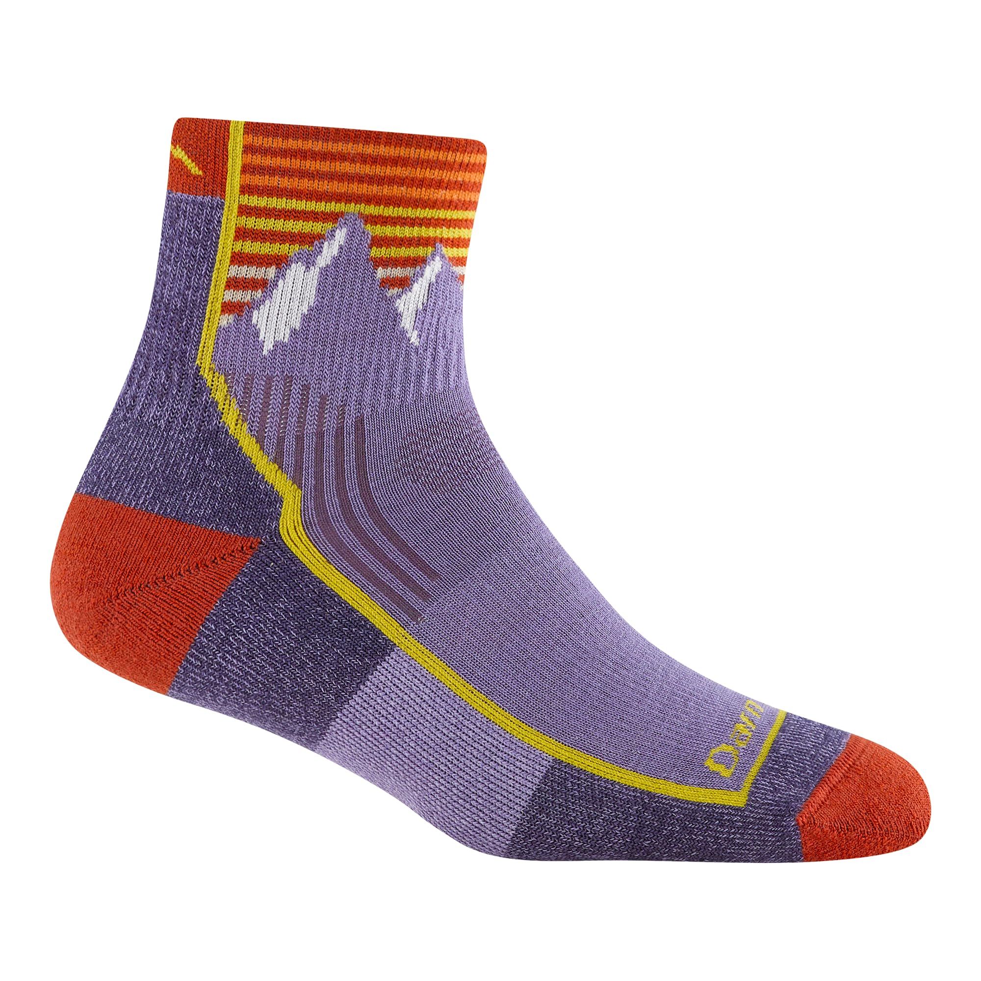 Darn Tough Vermont Women's Hiker Quarter Socks Midweight Merino Wool Hiking Socks (1958)