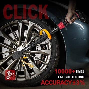 VANPO Torque Wrench Set, 1/4, 3/8, 1/2 Drive, 47-Piece, Click Type | 20240 in-lb, 545 & 10170 ft-lb for Lug Nuts, Car, Motorcycle & Bike Repair, with S2 Bits Wheel & Spark Plug Sockets, 72T