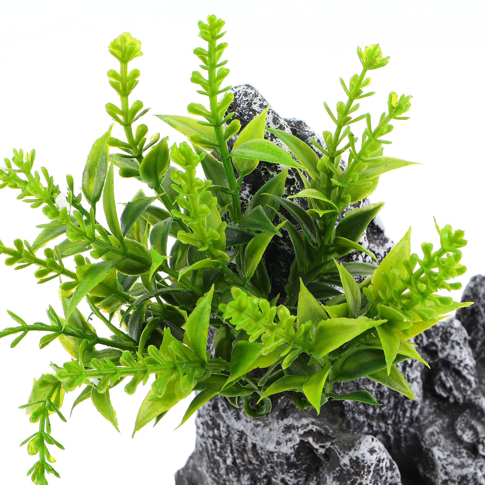 SOLUSTRE Ozdoba skalna do akwarium: sztuczna figura skalna, symulacja góry do miniaturowego ogrodu akwariowego