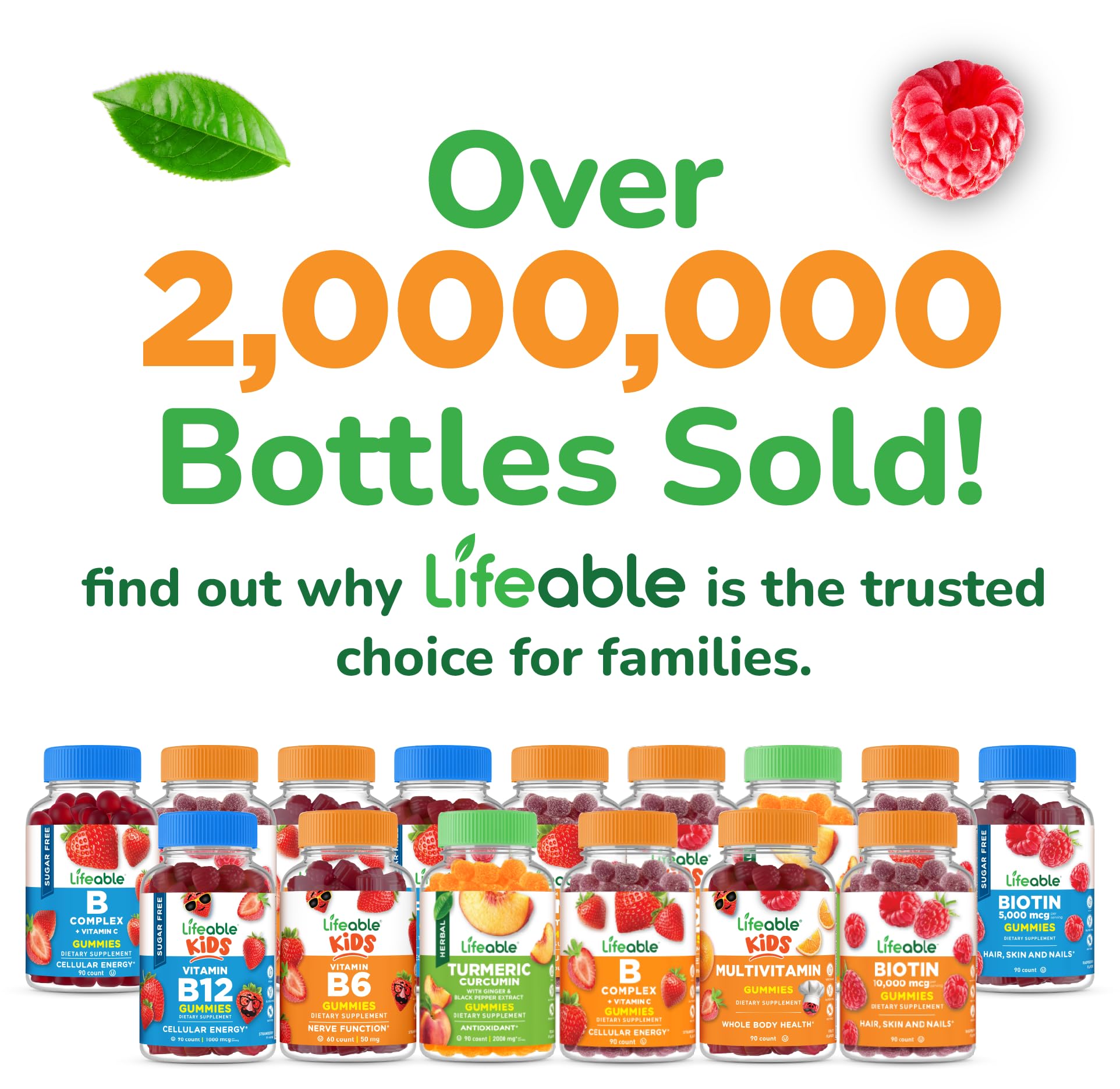 Lifeable Kids Multivitamin with Iron Chewable Tablets, Ages 2+, 150 Count — Amazon image 6