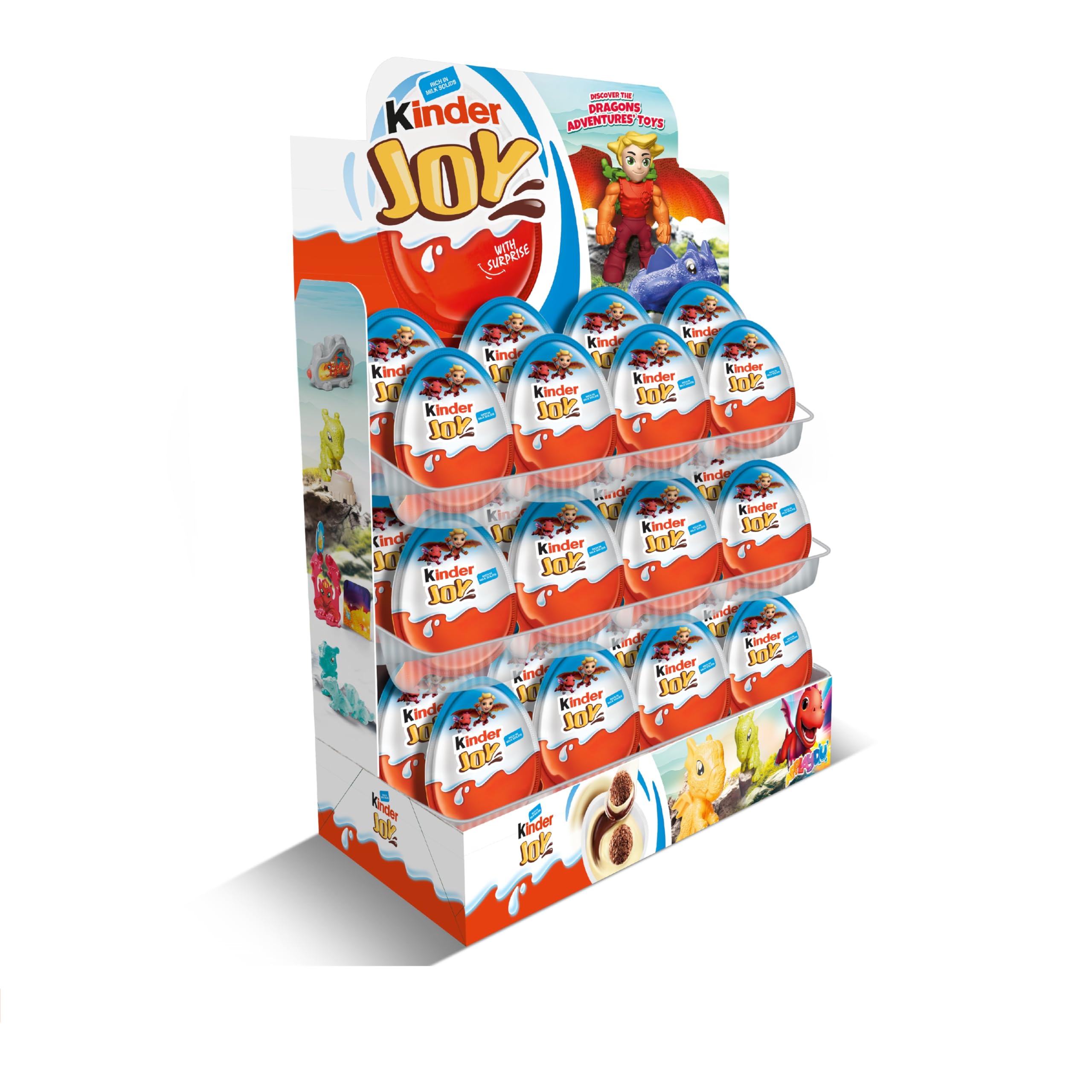 Kinder Joy Milk Chocolates for Boys, 20g [Pack of 24]