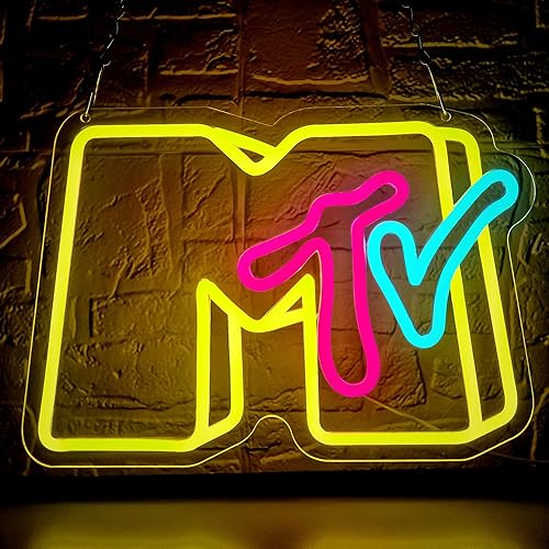 Letrero de neón musical para decoración de pared, letrero de neón regulable para hombre, cueva, luces de neón para dormitorio, letrero de neón LED