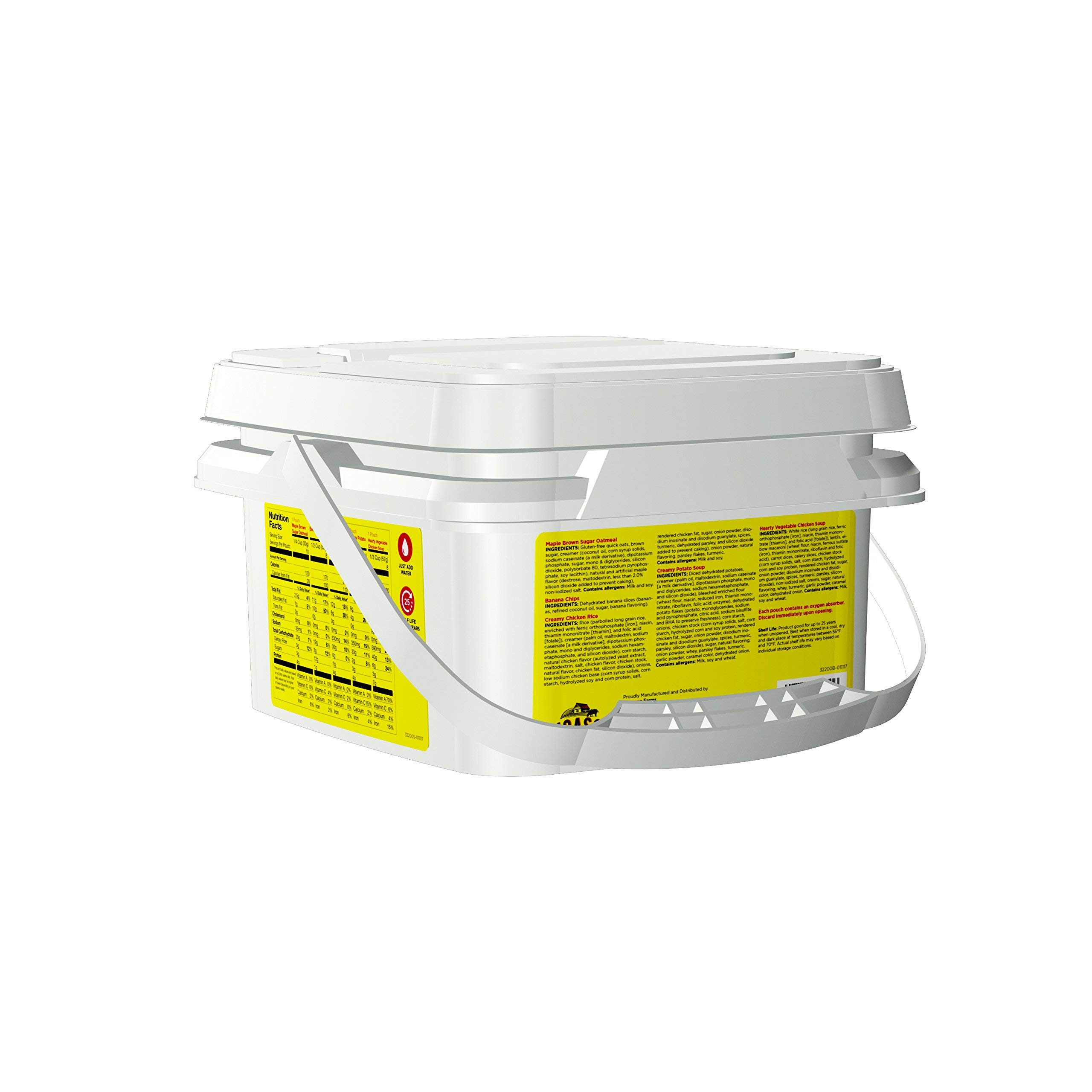 Augason Farms Kit de Suministros de Alimentos de Emergencia para 1 Persona, 72 Horas, 4 Libras, 1 Onza