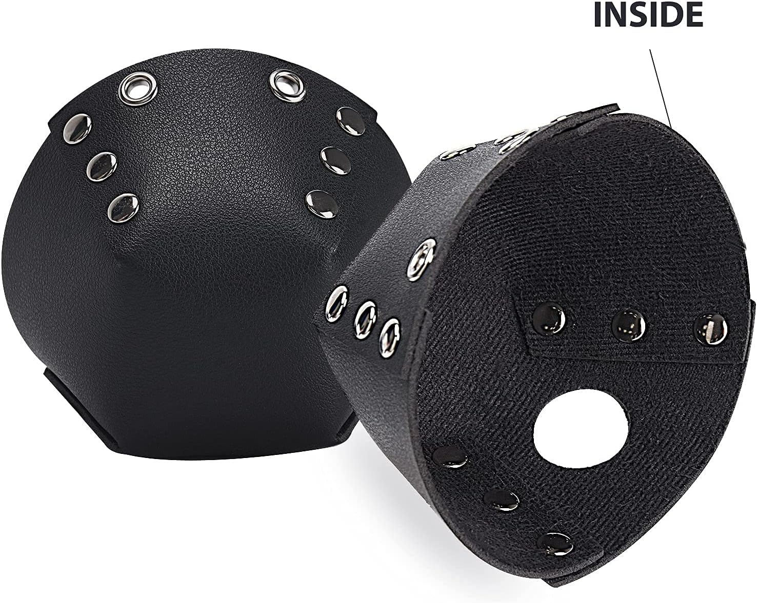 TOBWOLF 1 Pair Handmade Quad Skate Toe Guards, Vegan Faux PU Leather Roller Skate Toe Caps with