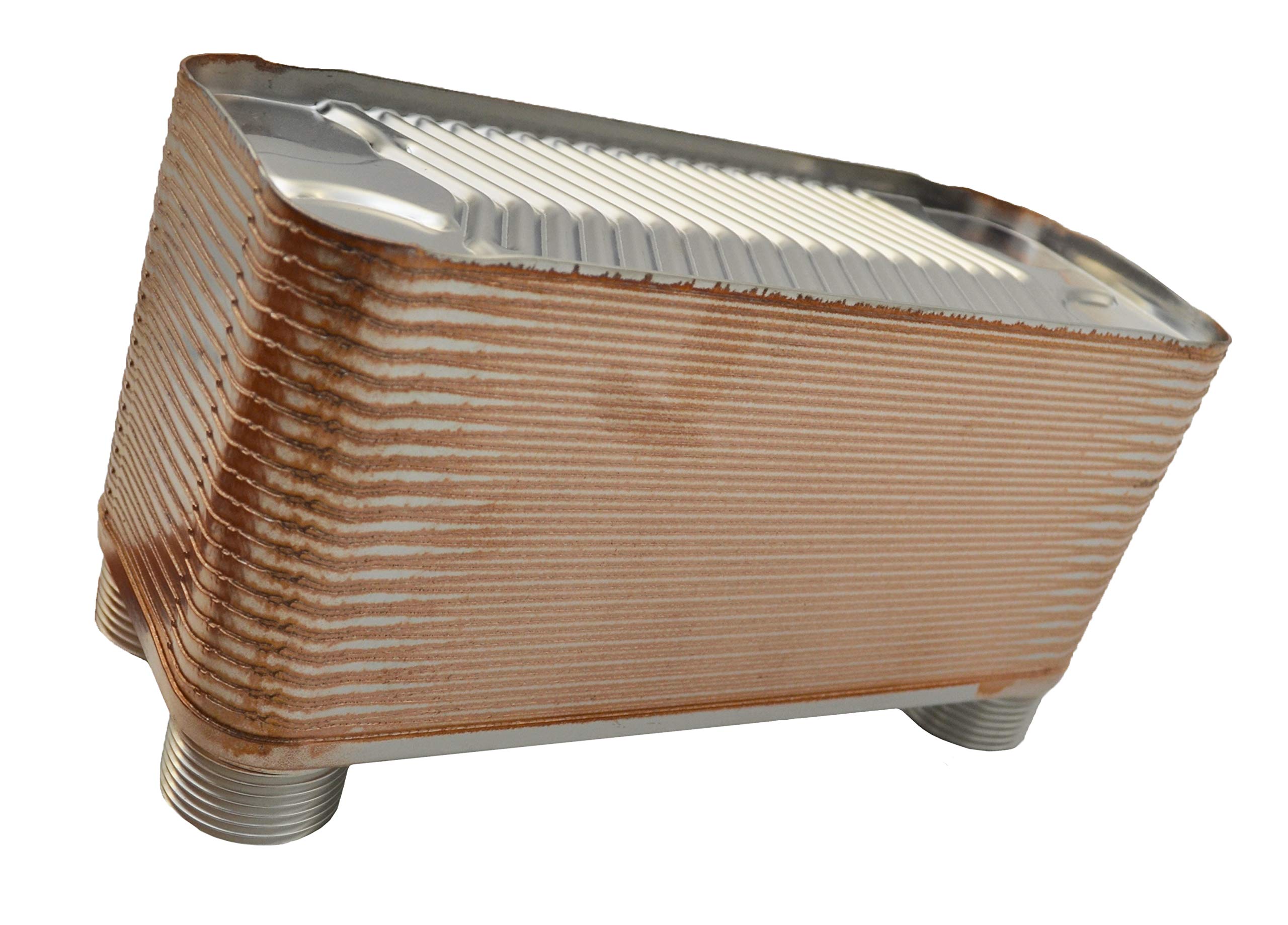 Nordic Tec Ba-16-50 - Intercambiador de calor (acero inoxidable, 50 placas de 175 kW, 1")
