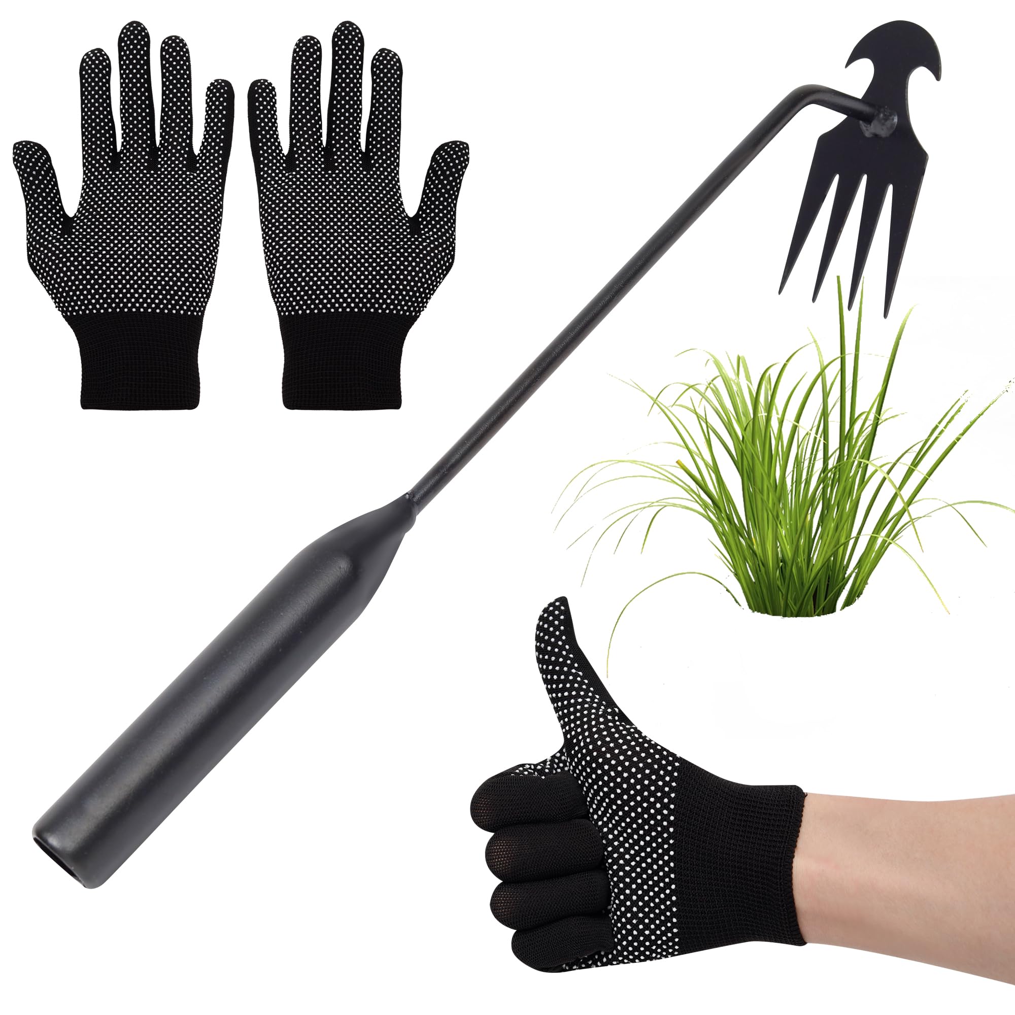 手動除草機 雑草取り 作業用手袋付き 庭用除草 掃除道具 手動除草機 雑草取り 作業用手袋付き 庭用除草 掃除道具 - メルカリ