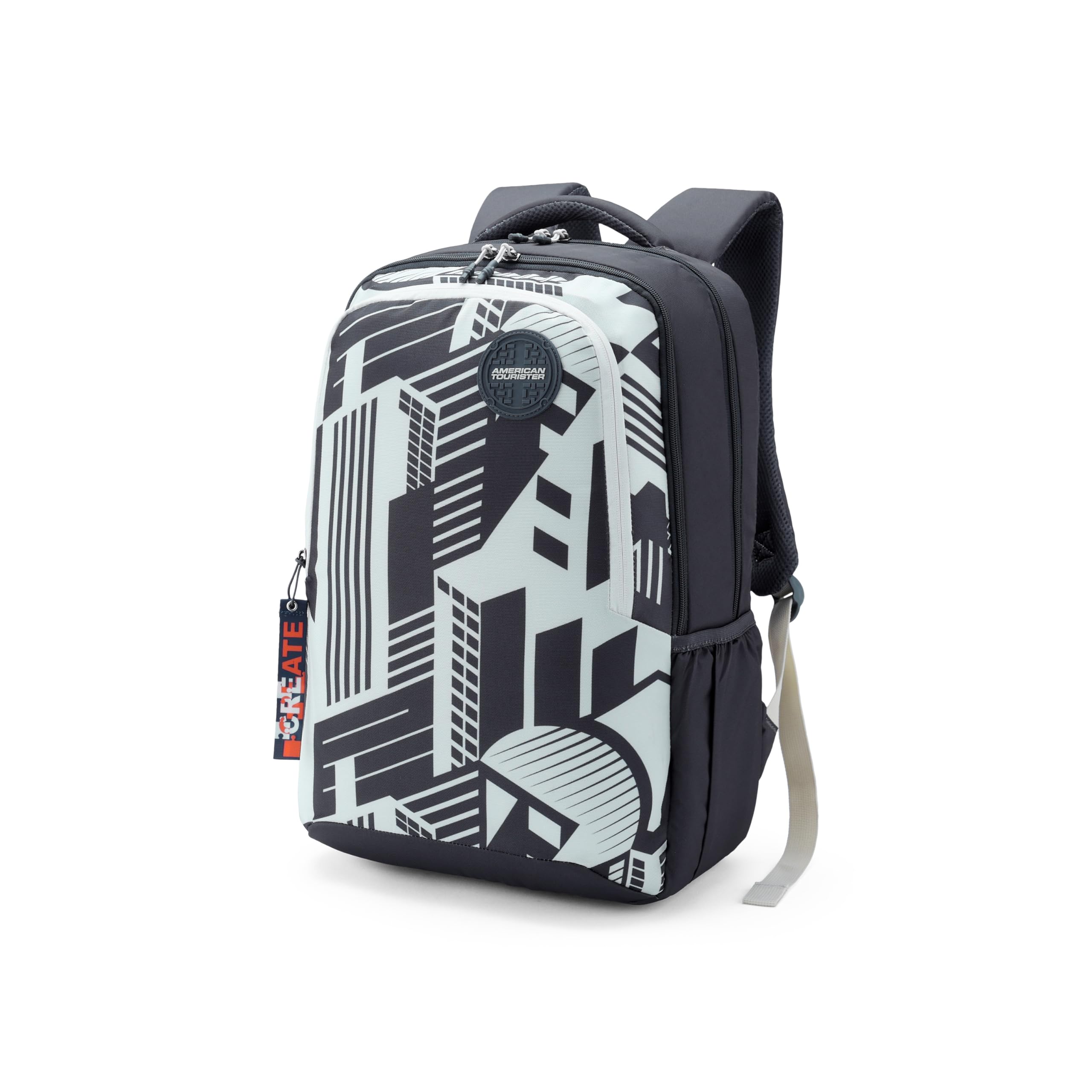 American Tourister Sest 4.0 Xl | 33 Ltrs | 3 Compartments | Bottle Pocket | Ergonomic Padded Back Panel & Shoulder Straps | School Backpack for Boys & Girls | City Black