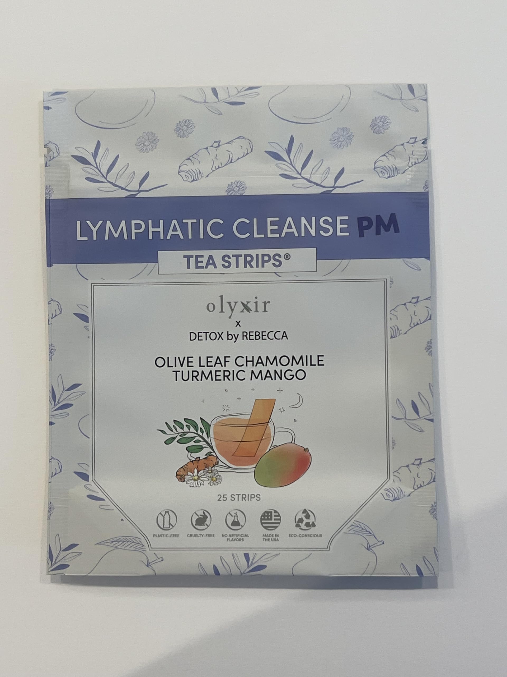 Amazon.com : Lymphatic Cleanse PM | Olive Leaf Chamomile Turmeric