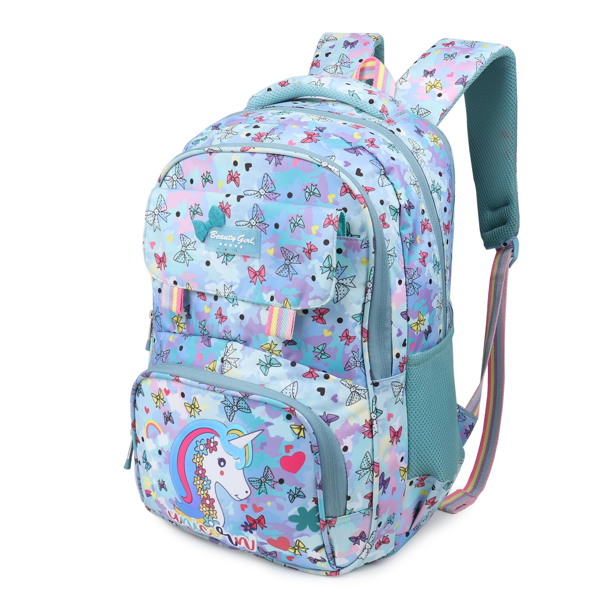 BEAUTY GIRLS BY HOTSHOT1606|School Bag|Tuition Bag|College Backpack|For Girls & Women|19 Inch|32 L School Bag