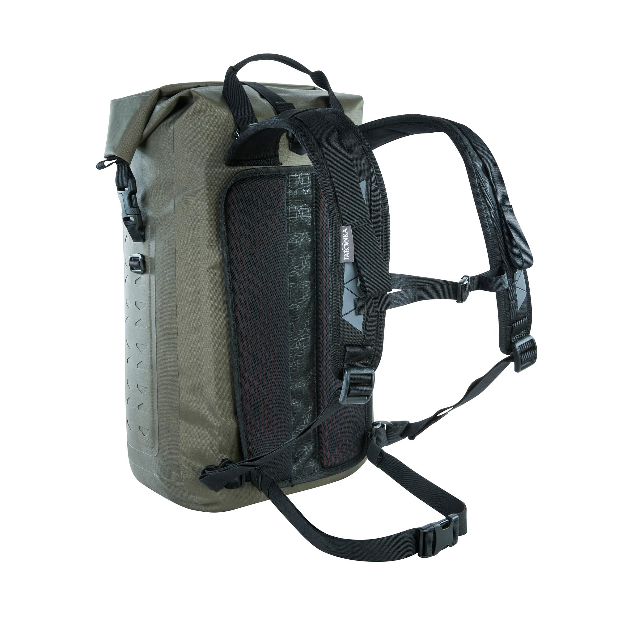 Tatonka Commuter Rolltop 30 WP - Wasserdichter Rolltoprucksack für ein Notebook, MOLLE-System, 30 Liter
