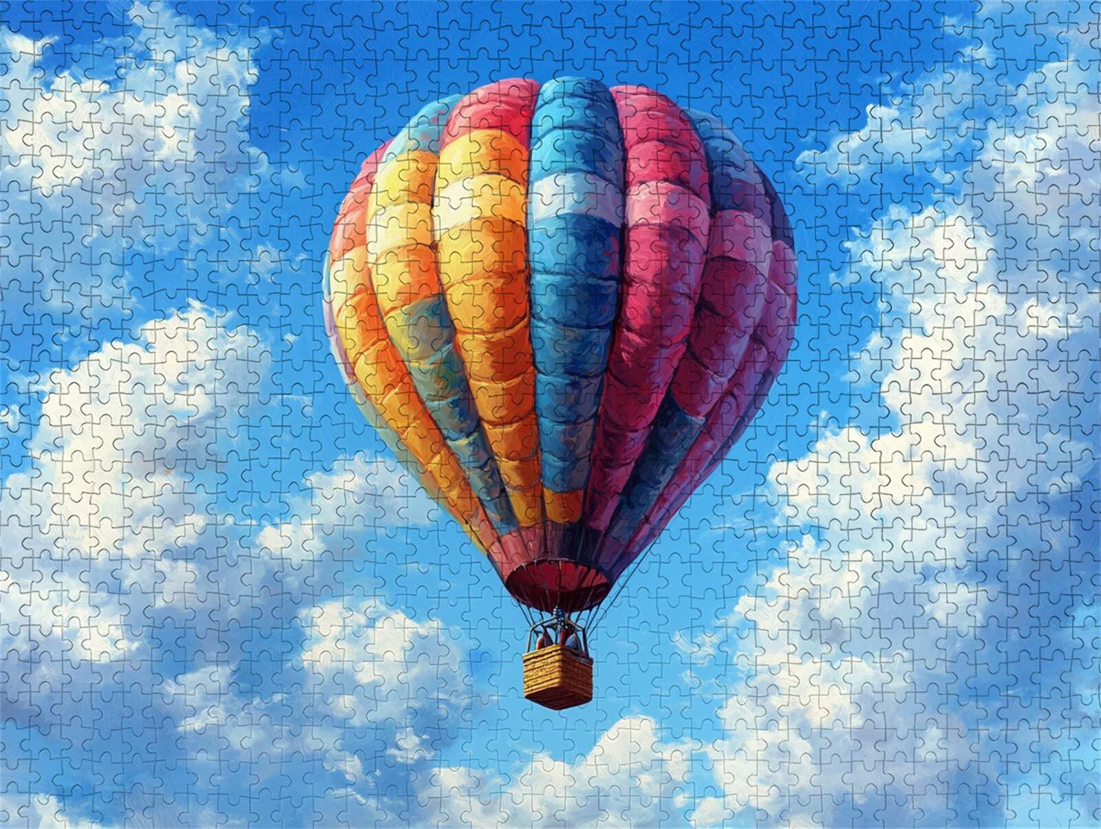 Puzzle 3000 Teile Heißluftballon, Puzzle Erwachsene 3000 Teile Landschaft, Klassische Holzpuzzles 122 x 80 cm, Lernspiel Herausforderung Spielzeug, Moderne Zimmer Wanddeko, Geschenk für Frauen R-9