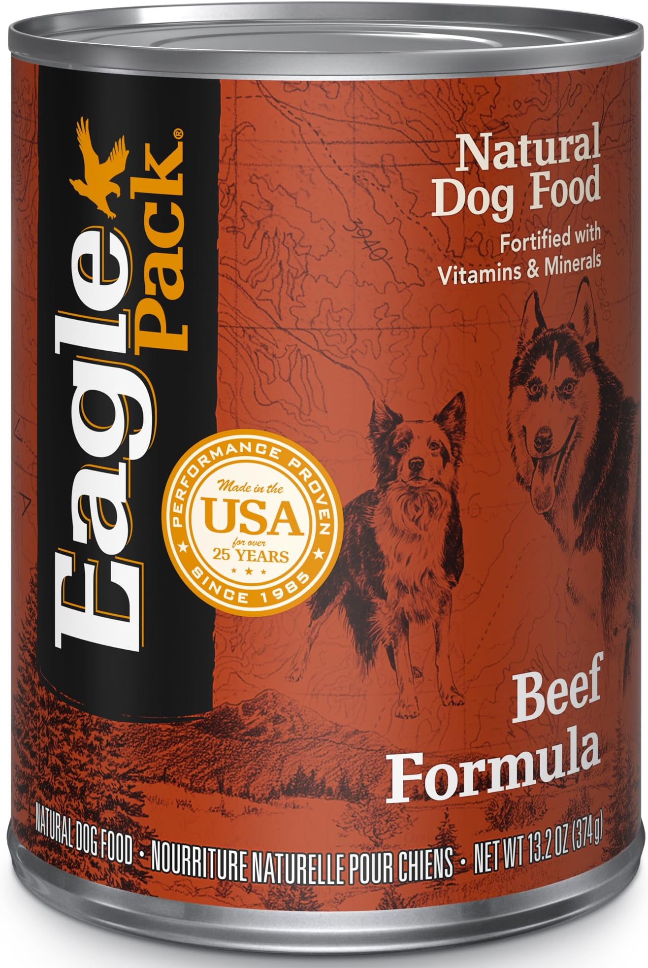 Eagle Pack Natural Wet Canned Dog Food, 13.2-Ounce Can (Pack of 12)