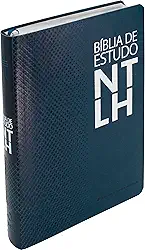 Bíblia de Estudo NTLH | SBB | Bíblia de Estudo NTLH - Capa em couro sintético, azul: Nova Tradução na Linguagem de Hoje (NTLH)