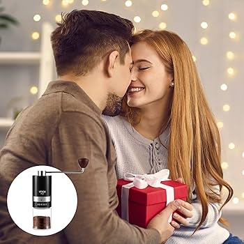 VEVOK CHEF Manual Coffee Grinder Hand Coffee Grinder 6 Adjustable