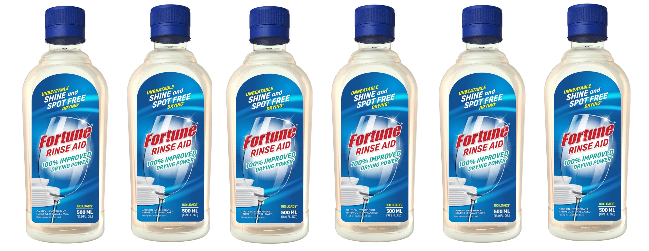 Dishwasher Rinse Aid 500 ml (Pack of 6 x 500 ml)