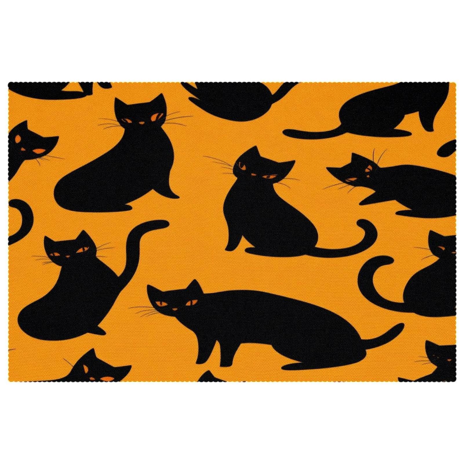 Sets de table noirs antidérapants pour sublimer vos dîners en famille et de fête