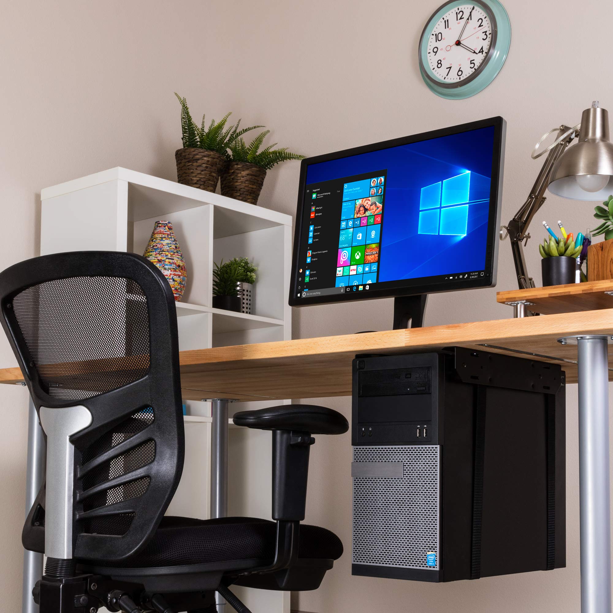 Penn UnderDesk Computer Mount, Adjustable with SlideOut Access